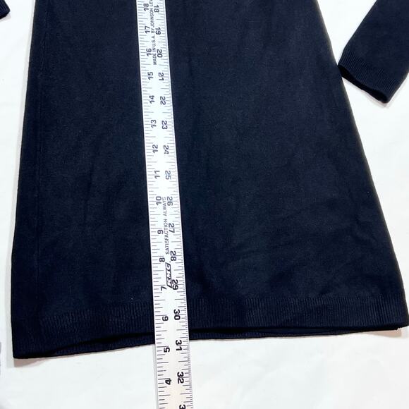 Marciano Sequin Beaded Mini Sweater Dress Size XS Black Pixie Long Sleeve Used - Picture 13 of 14